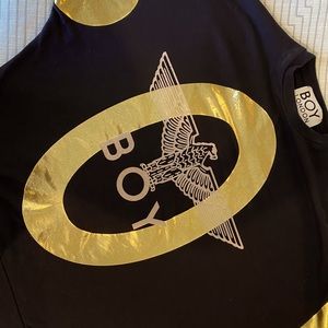 BOY London gold and black jumper